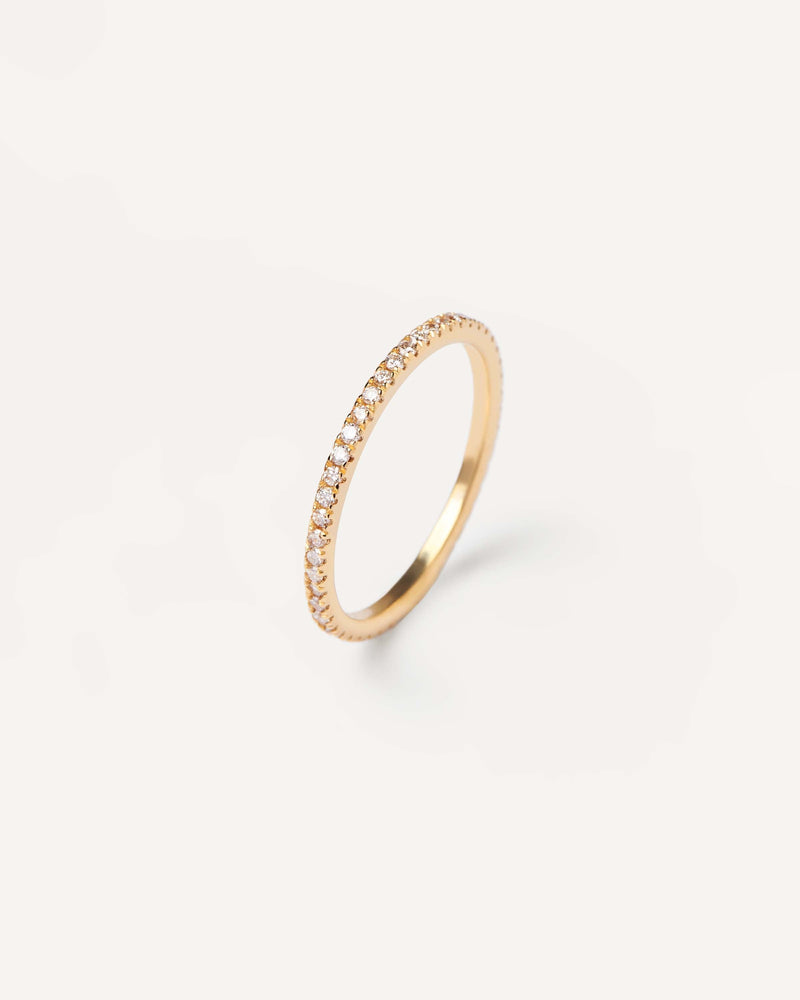 Anello in Diamanti e Oro Eternity Mini - 
  
    Oro 18K
  
