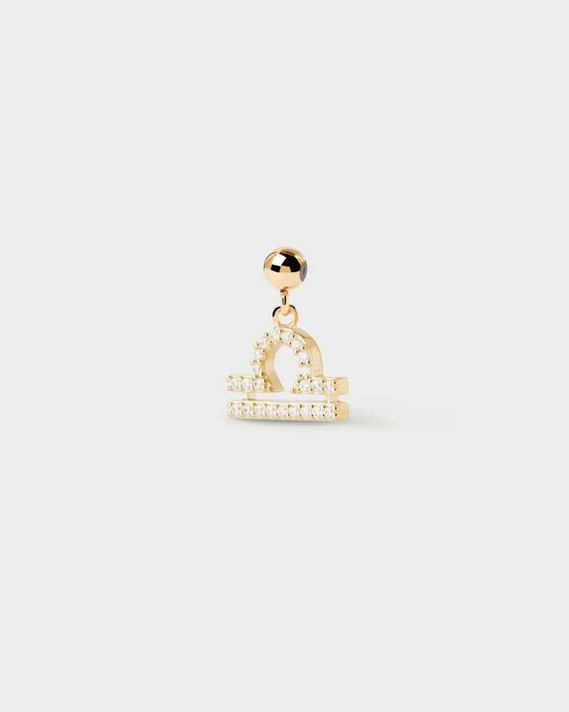 Charm Zodiaco Bilancia - 
  
    Argento sterling / Placcatura in Oro 18K
  
