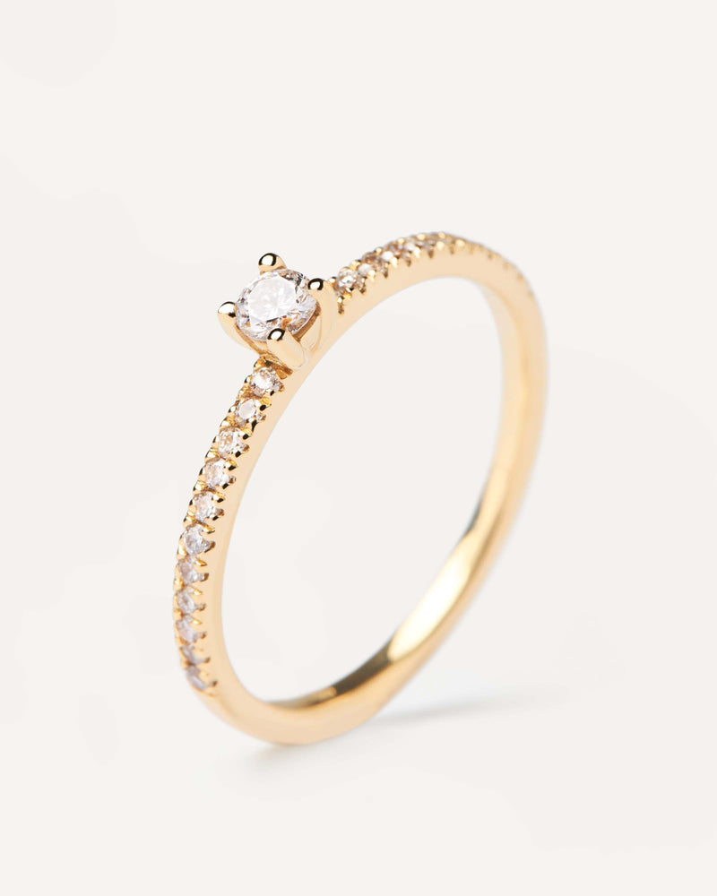 Anello in Diamanti e Oro Solstice - 
  
    Oro 18K
  
