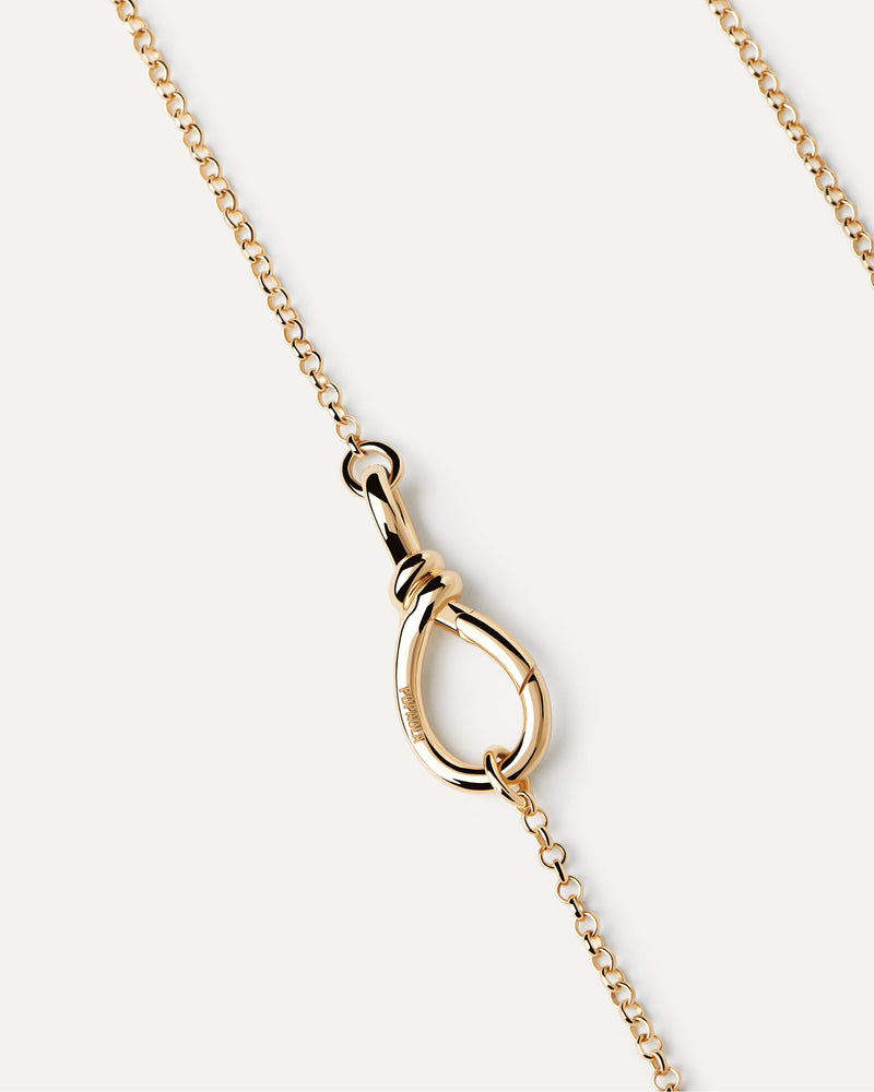 Collana a Catena Stacker Clasp - 
  
    Argento sterling / Placcatura in Oro 18K
  
