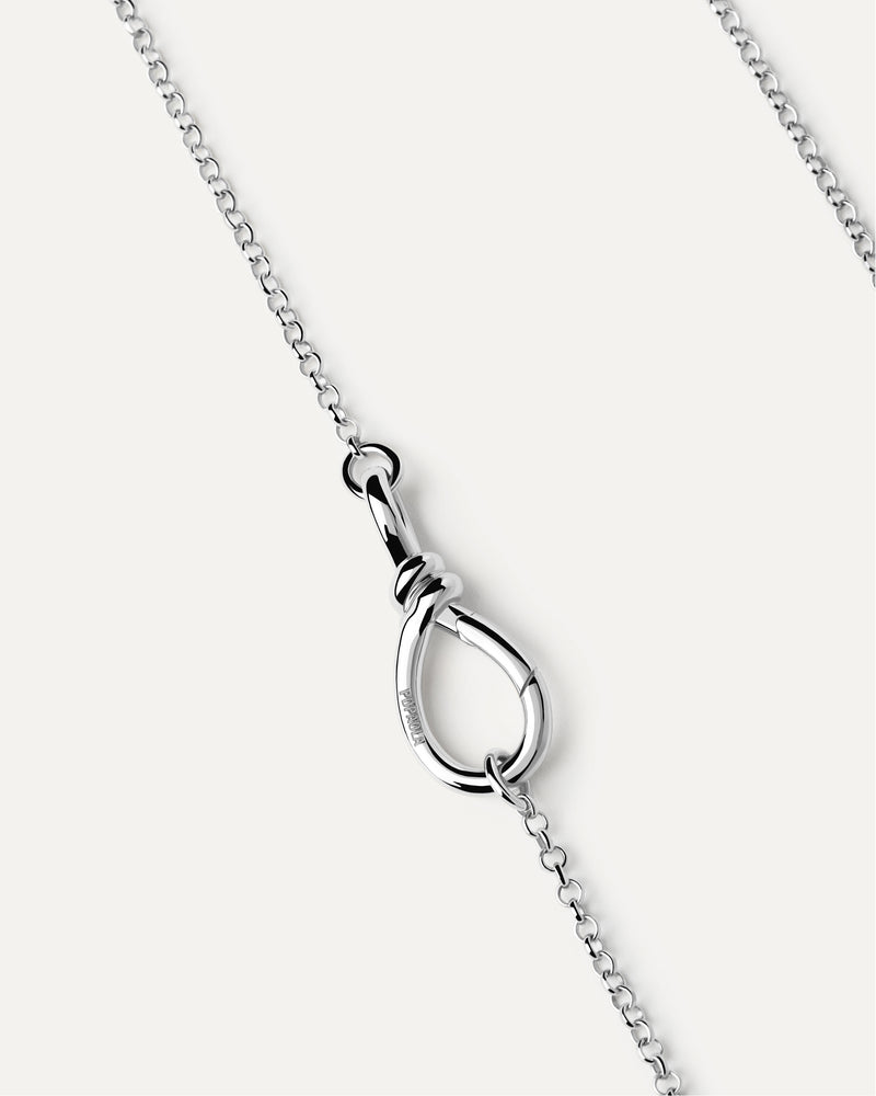 Collana a Catena in Argento Stacker Clasp - 
  
    Argento sterling
  
