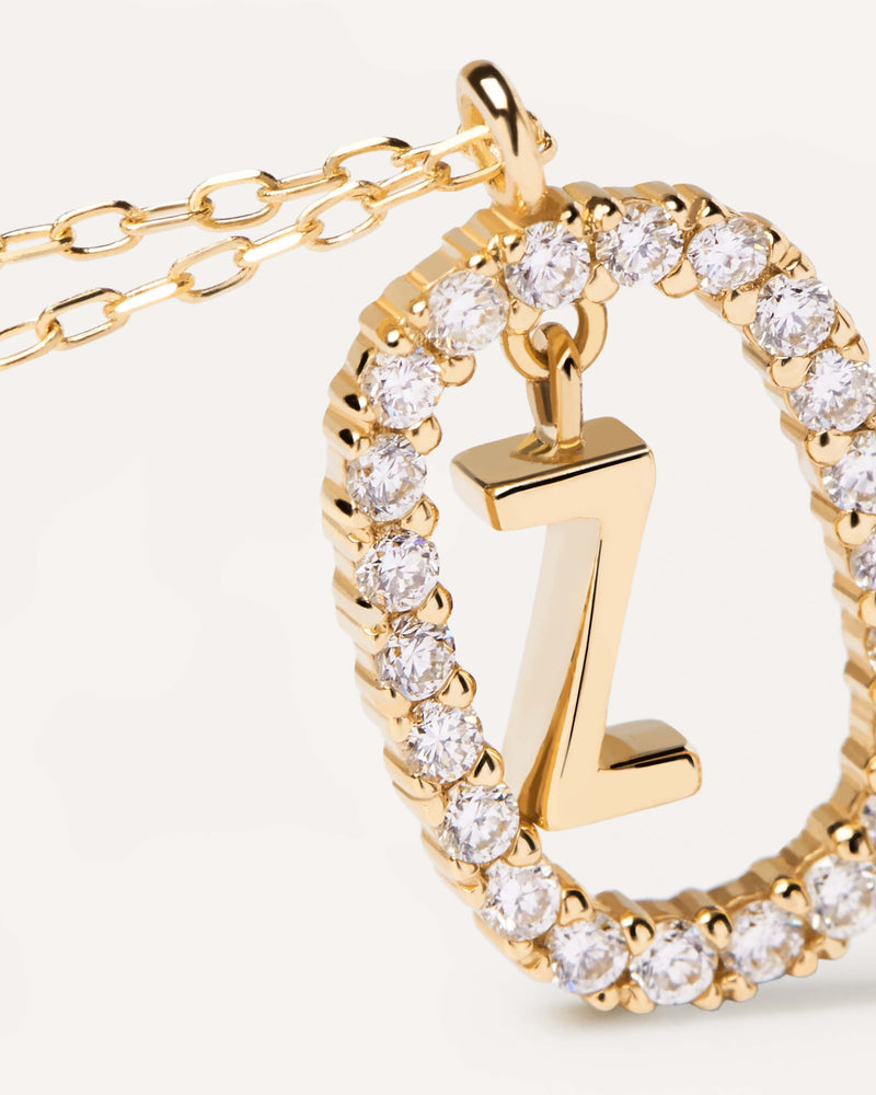 Collana in Diamanti e Oro Con Lettera Z - 
  
    Oro 18K
  
