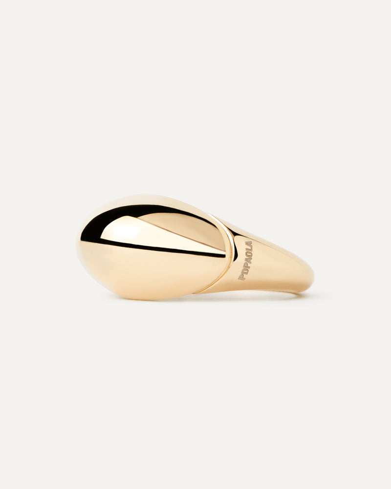 Anello Bamboo - 
  
    Argento sterling / Placcatura in Oro 18K
  
