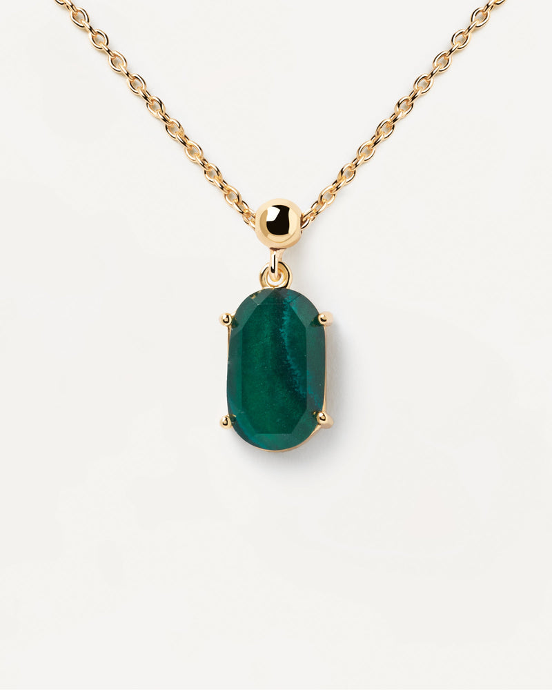 Charm Trasformazione in Malachite - 
  
    Argento sterling / Placcatura in Oro 18K
  
