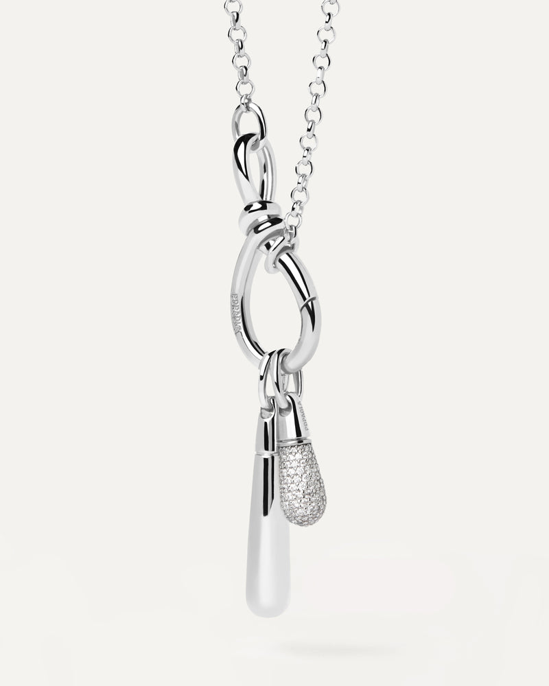 Ciondolo in Argento Large Drop - 
  
    Argento sterling
  
