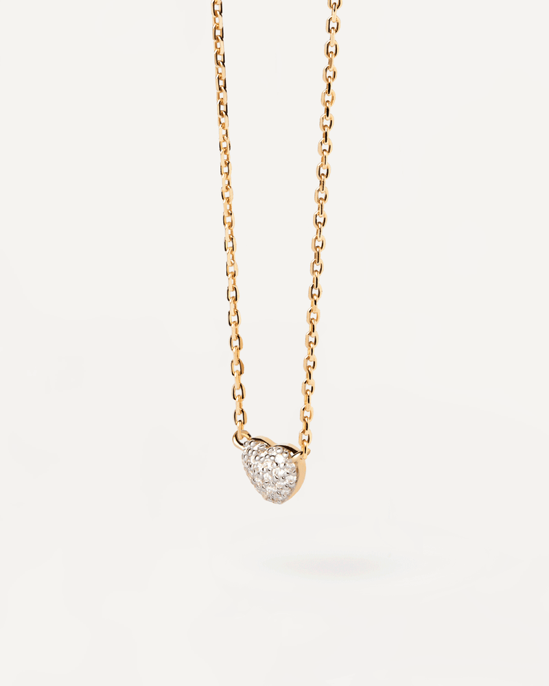 Collana punto luce in oro e diamanti Heart - 
  
    Oro 18K
  
