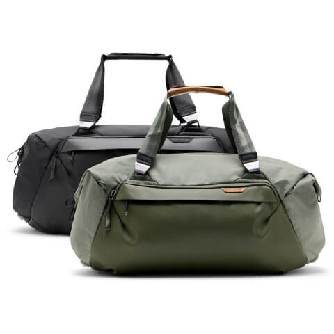 Black and Sage 50L Travel Duffel