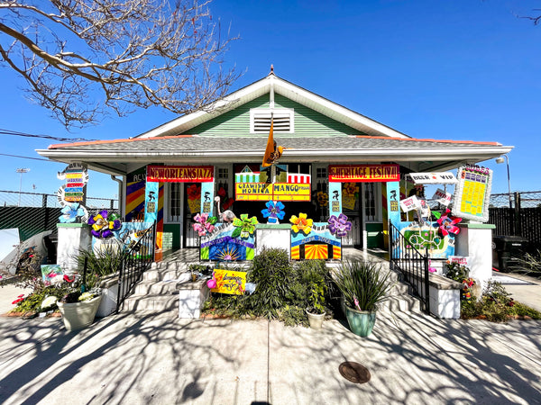 Carnival wasn’t the only festival the Crescent City lost during the pandemic. The 2020 New Orleans Jazz & Heritage Festival was one of the early casualties, but the folks on Fortin Street, near the Jazz Fest grounds, conceived a house float to keep the festival spirit alive. Design by Valerie Landry. Chris Granger / The Times-Picayune | The Advocate