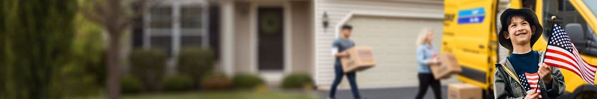 Family moving with a Penske Cargo Van Rental