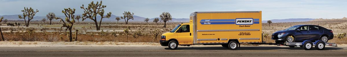 Moving Truck with Towing Equipment