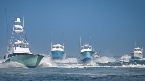 Catch 23, a boat owned by NBA legend Michael Jordan and based in Jupiter, Florida, leads the dolphin category with a 32.5-pound catch on Tuesday with a potential prize of more than $124,000. Angler Patrick Field, of Stuart, Florida, reeled in the fish.