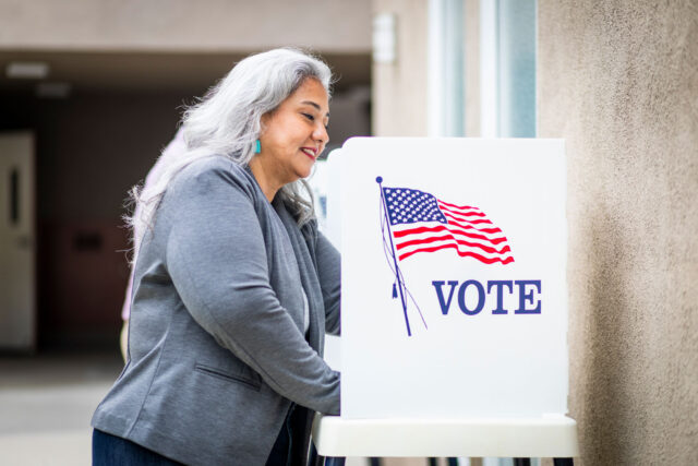 photo - Woman Voting