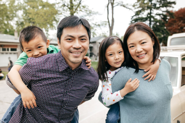 photo - Family of Four Portrait