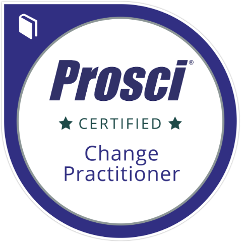 change management certification badge