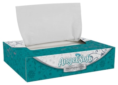 Angel Soft Professional Series Standard Facial Tissue, 2-Ply, 50 Sheets/Box, 60/Carton (48550)