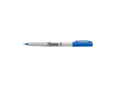 Sharpie Permanent Marker, Ultra Fine Tip, Blue, Dozen (37003)