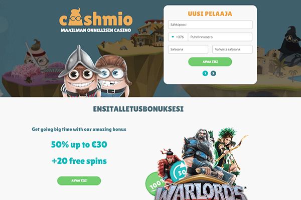 live casino cashmio