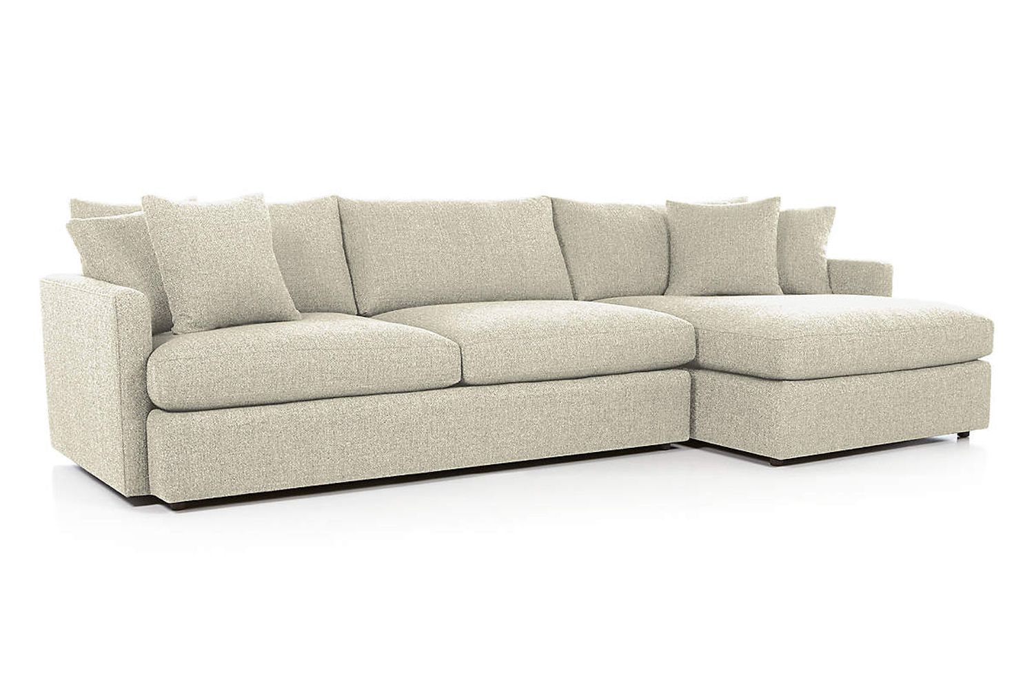 Crate &amp; Barrel Lounge Deep 2-Piece Sectional