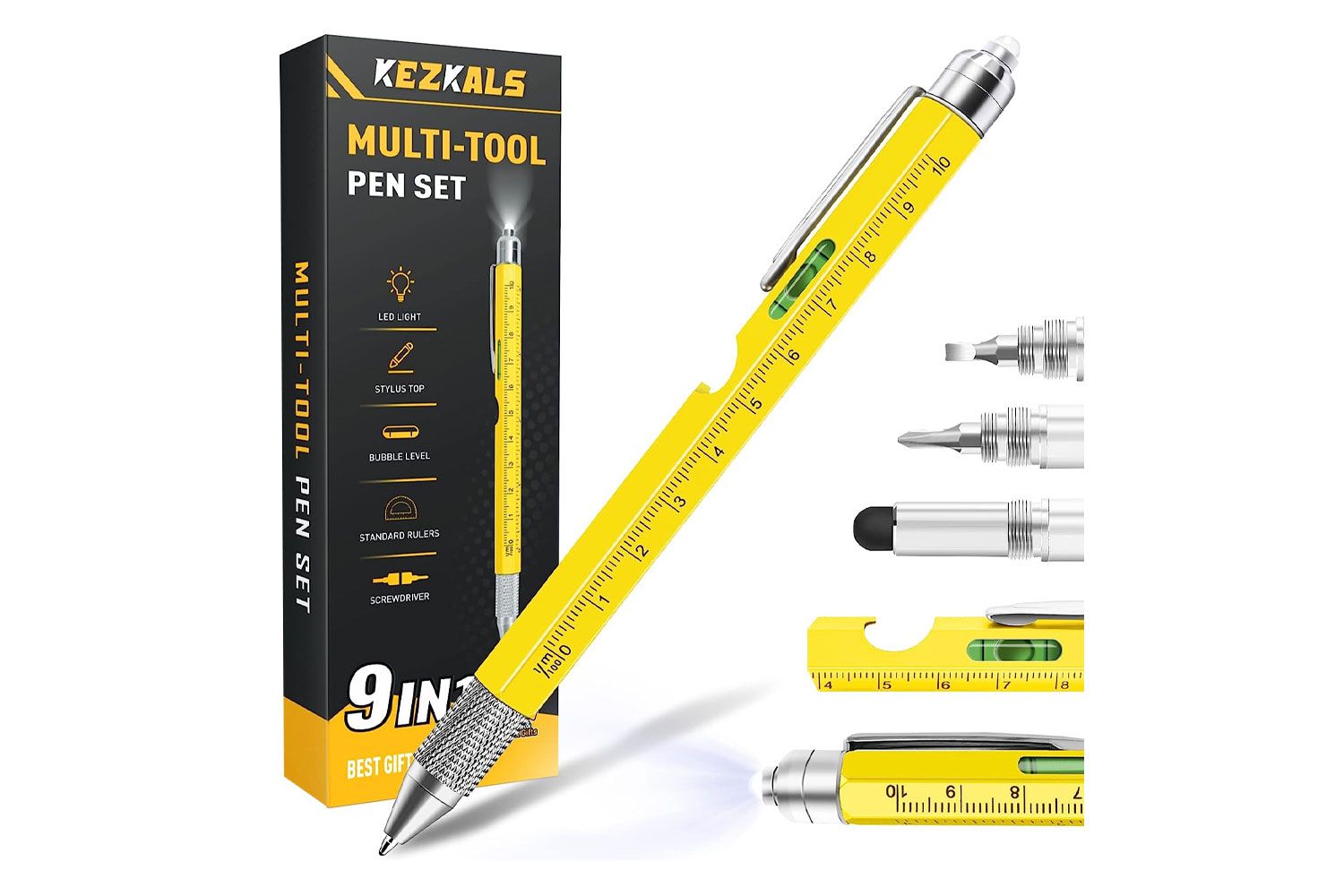 KEZKALS 9-in-1 Multi-tool Pen