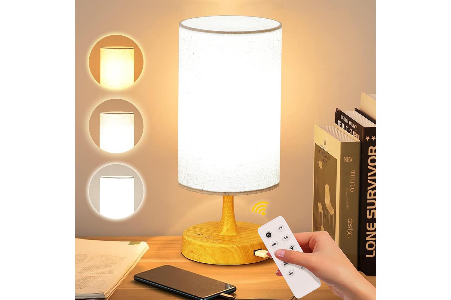 Amazon Caromolly Light Therapy Lamp