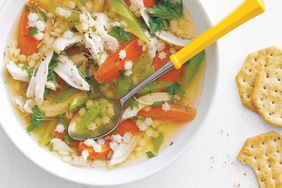 Slow-Cooker Chicken Soup Recipe with Pasta