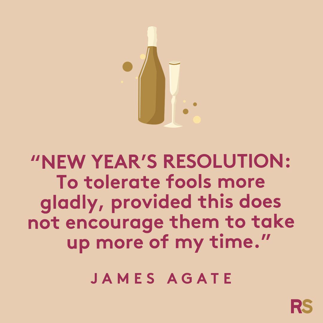 New Year's Quotes: inspirational, funny, happy New Year's Eve quotes - James Agate