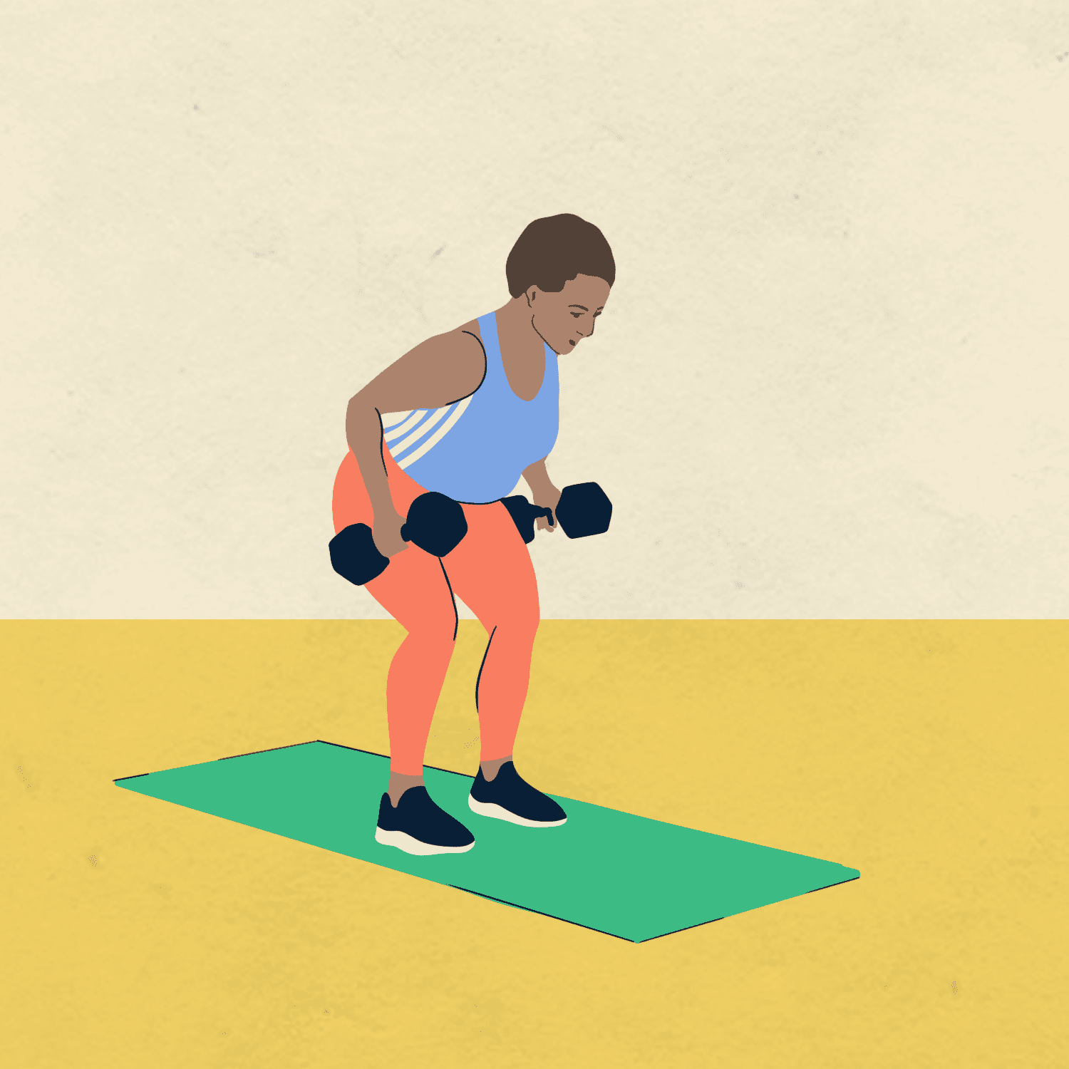 Real Simple How to Lift Weights Bent-over row