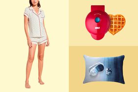 Women's Valentine's gifts we recommend on a yellow background