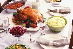 Rustic Thanksgiving table