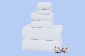 TEXTILOM 100% Turkish Cotton 6 Pcs Bath Towel Set
