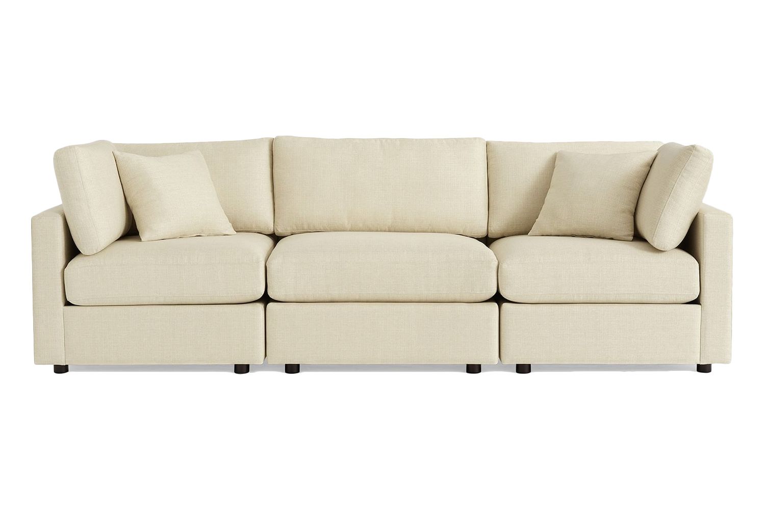 Pottery Barn Modular Square Arm Upholstered Sofa