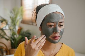 Person doing a chemical peel at home