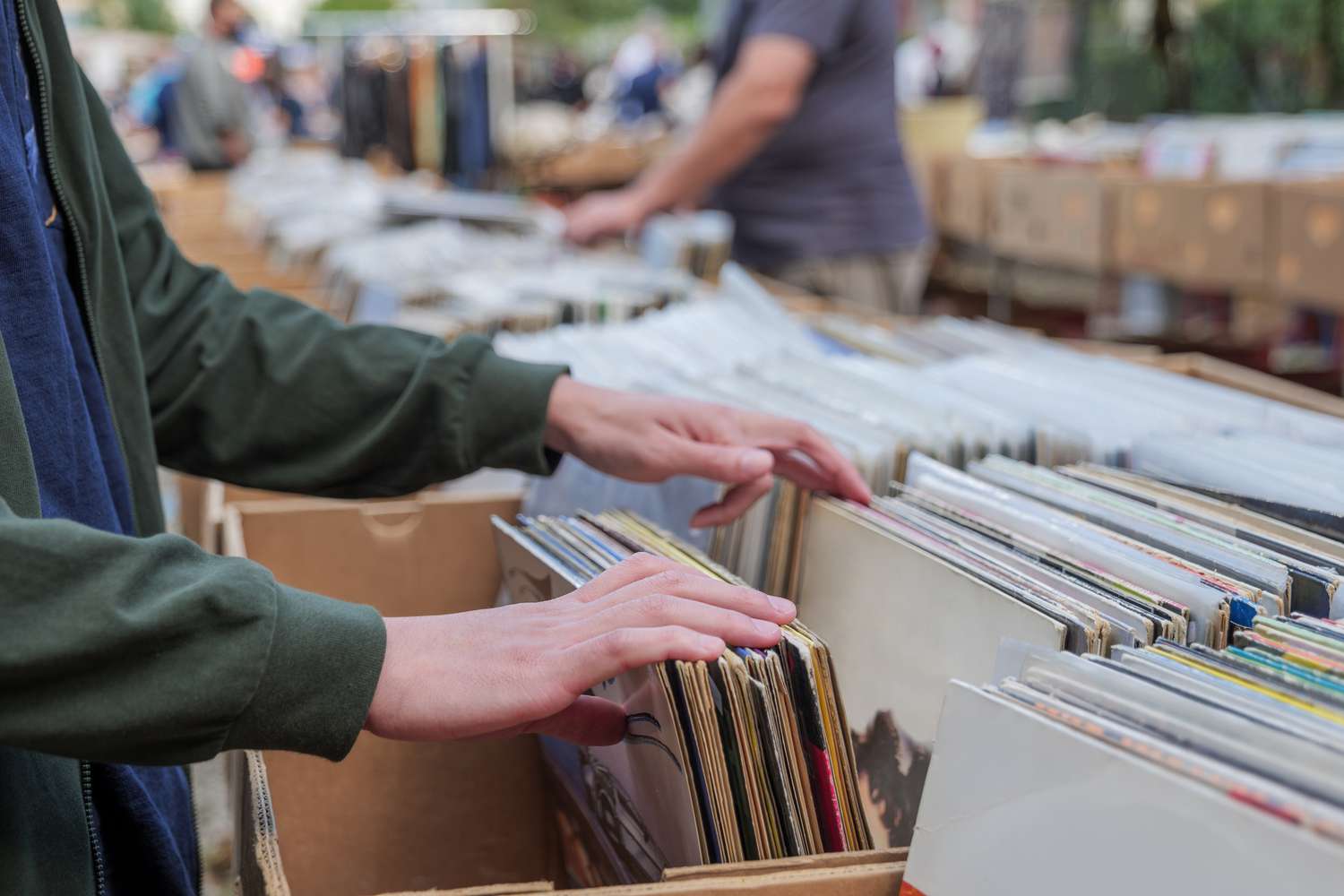 record shopping for father's day