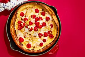 Lemon-Raspberry Dutch Baby