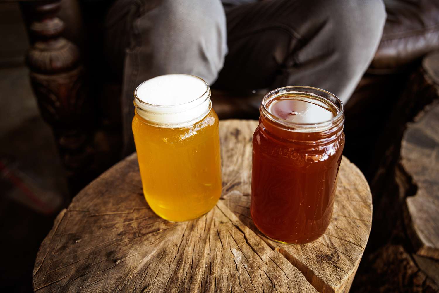 Drinks in a Mason Jar