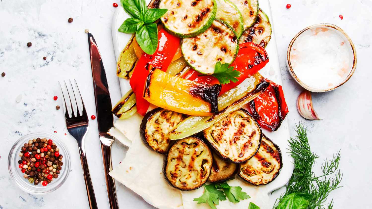 Grilled vegetables