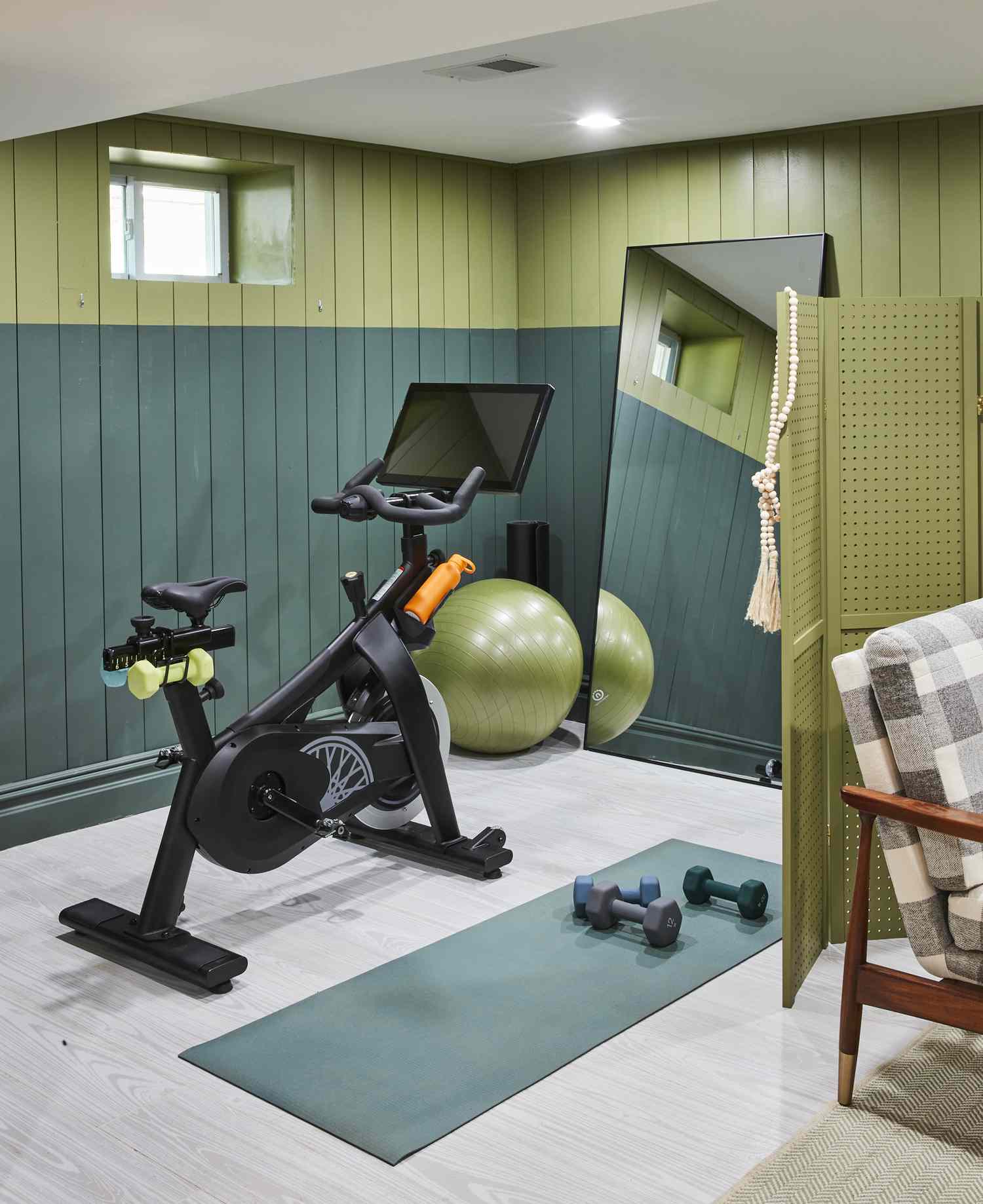 Basement gym