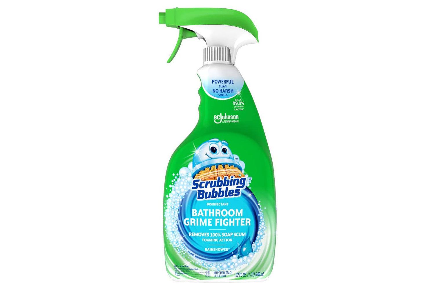 Scrubbing Bubbles Disinfectant Bathroom Grime Fighter Spray