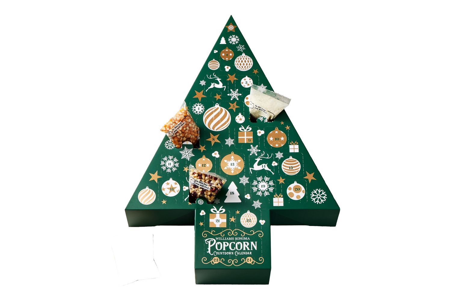 Williams Sonoma Christmas Popcorn Advent Calendar