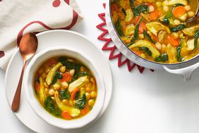 Spiced Chicken Chickpea Soup