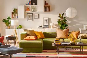 colorful ikea living room