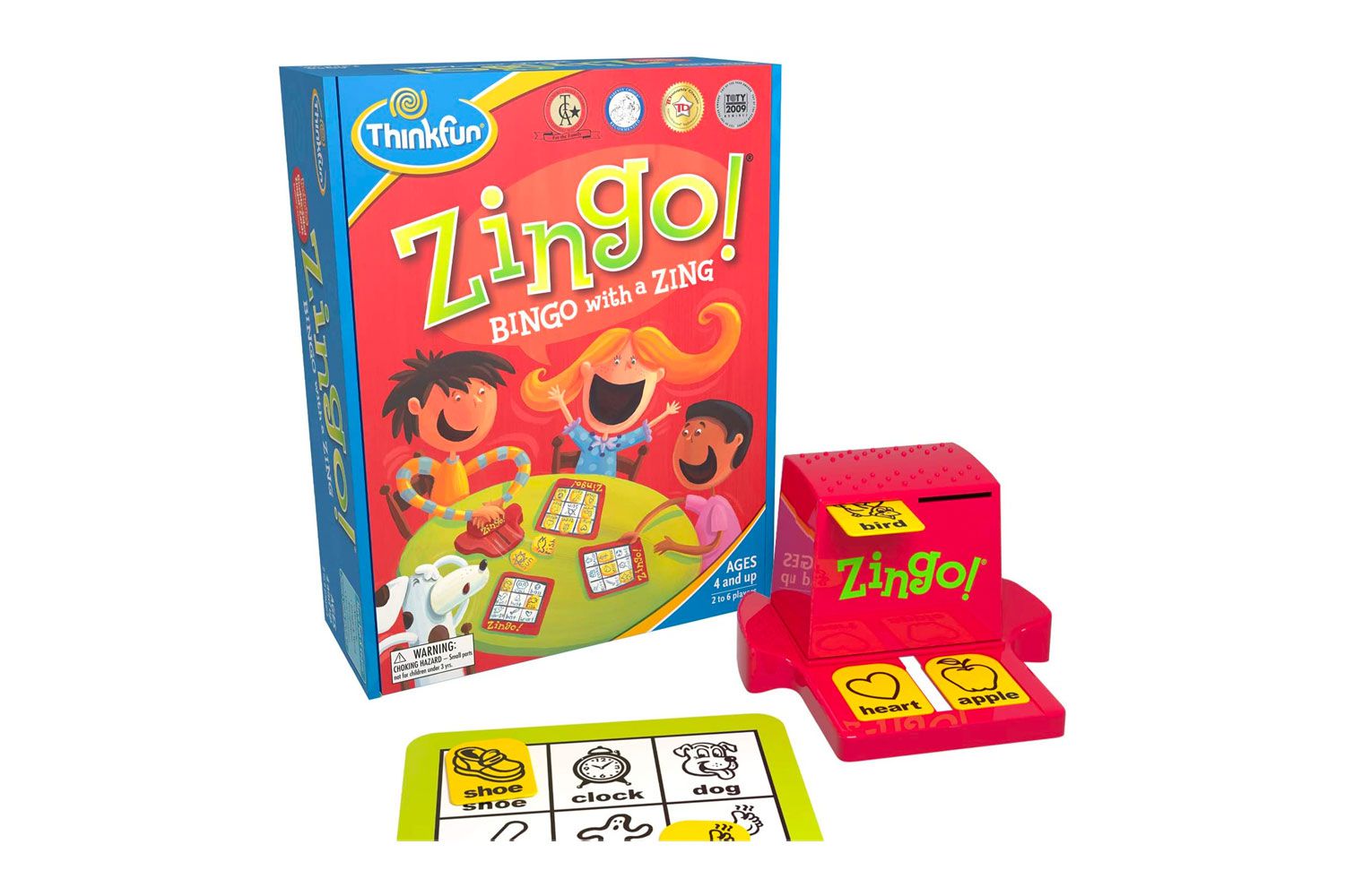 ThinkFun Zingo Bingo Award Winning Preschool Game for Pre/ Early Readers Age 4 and Up - One of the Most Popular Board Games for Boys and Girls and their...
