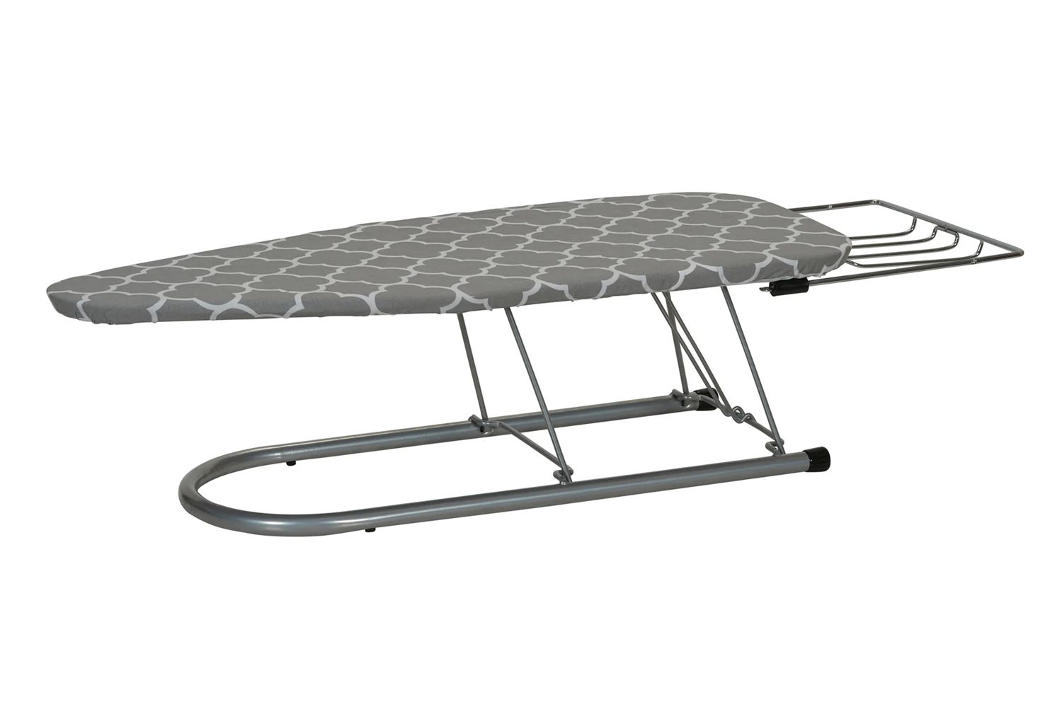 Wayfair Household Essentials 131210 Small Steel Table Top Ironing Board with Iron Rest