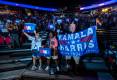 Harris and Walz rally at Thomas & Mack Center