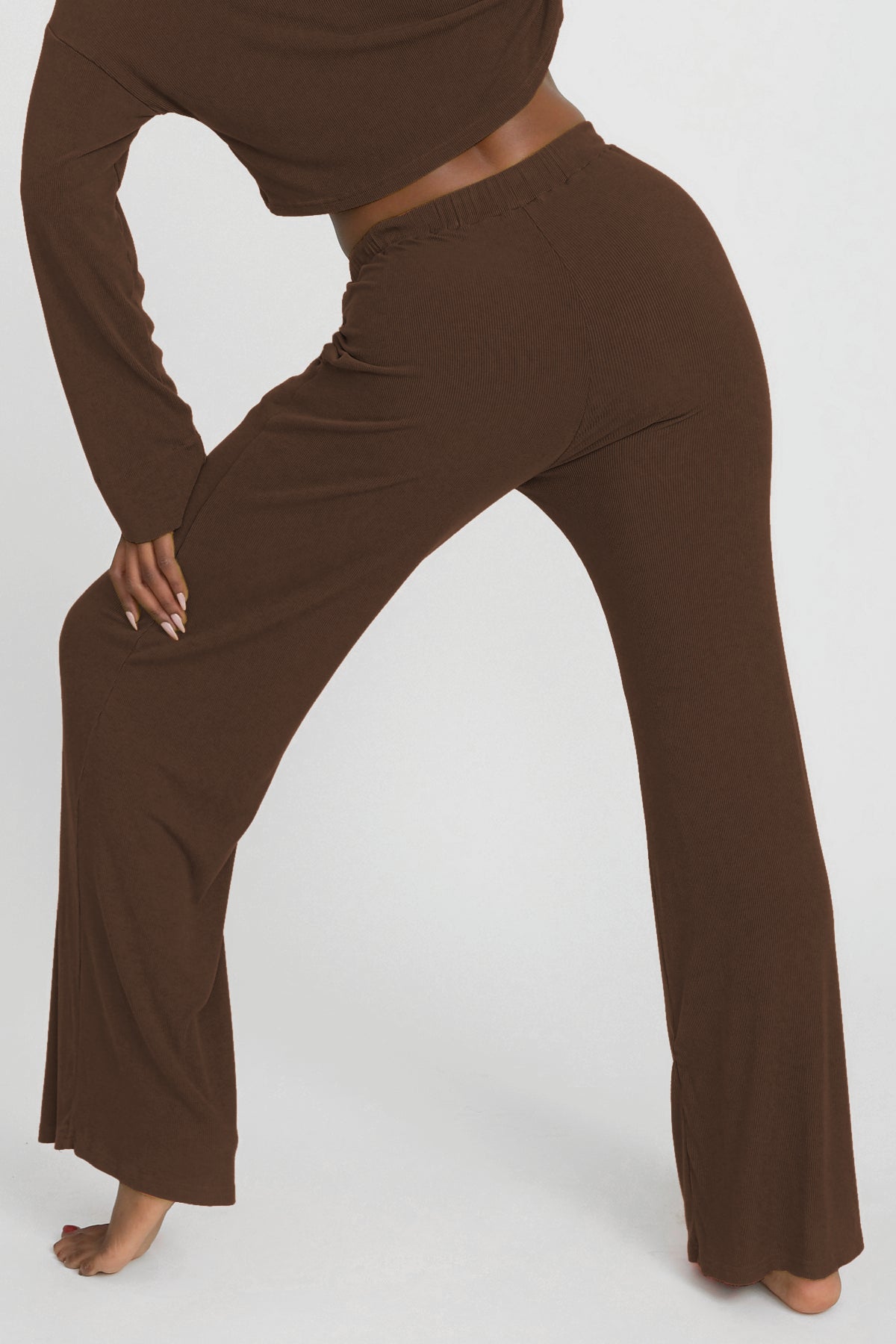 Soft Lounge Pant in Chocolate Brown