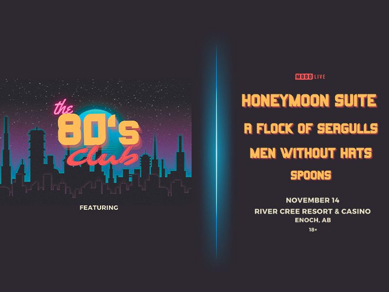 THE 80’s CLUB: Honeymoon Suite, Flock of Seagulls, Men Without Hats and The Spoons - November 14, 2024