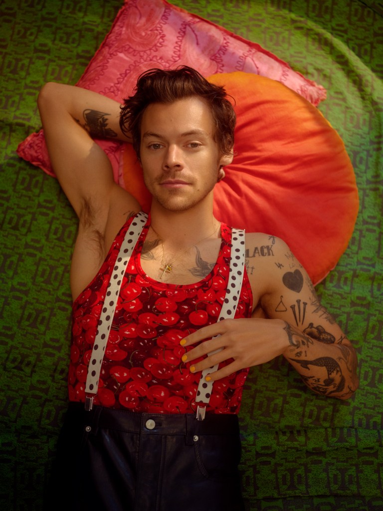 Harry Styles photographed by Amanda Fordyce for Rolling Stone.