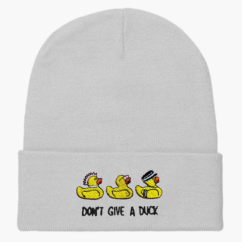 Rubber Ducks Embroidered Beanie-Embroidered Clothing, Embroidered Beanie, BB45-Sassy Spud