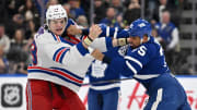 Maple Leafs’ Ryan Reaves Has Major Praise for Rangers’ Matt Rempe After Heavyweight Bout