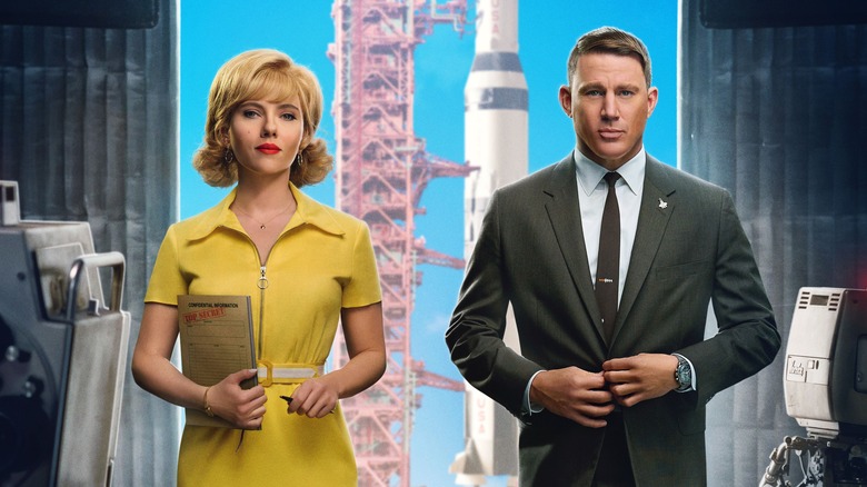 Fly Me to the Moon poster Channing Tatum Scarlett Johansson